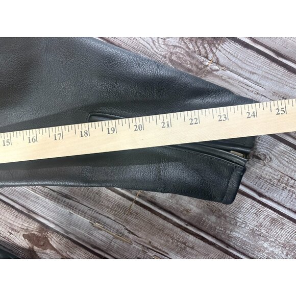 Belstaff motorcycle leather jacket size US 16 46 EU color Black mint condition - Picture 6 of 10